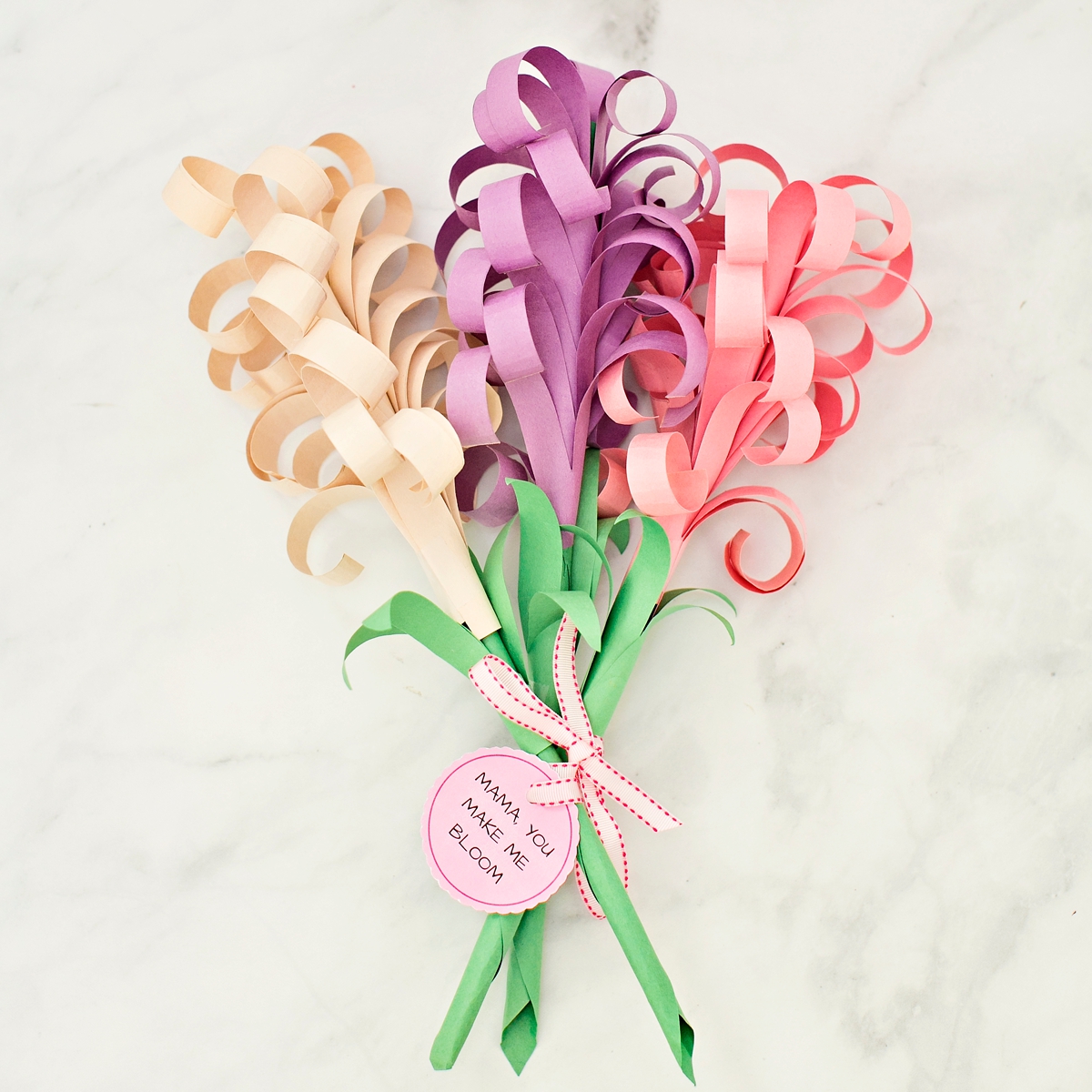 Mama You Make Me Bloom Flower Tags
